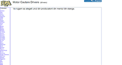 Desktop Screenshot of drivere.motorcautare.ro