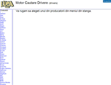 Tablet Screenshot of drivere.motorcautare.ro