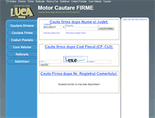 Tablet Screenshot of firme.motorcautare.ro